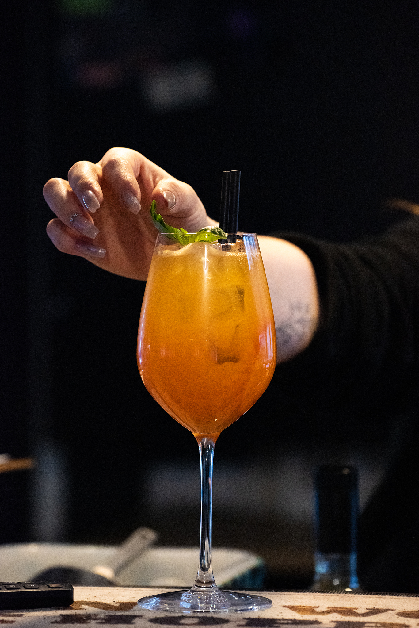 Orange sprits