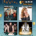 Kaikumon esiintyjät vappu-klubilla